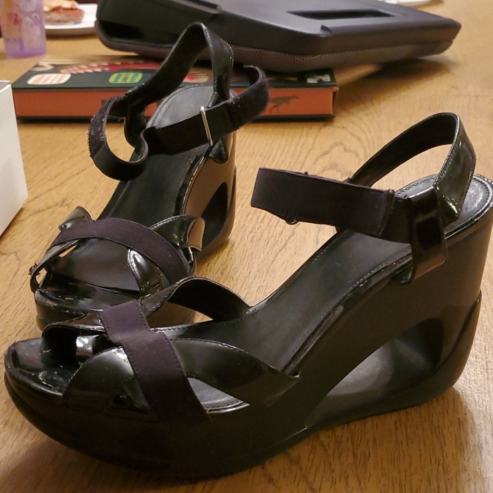 Calvin klein wedge shoes